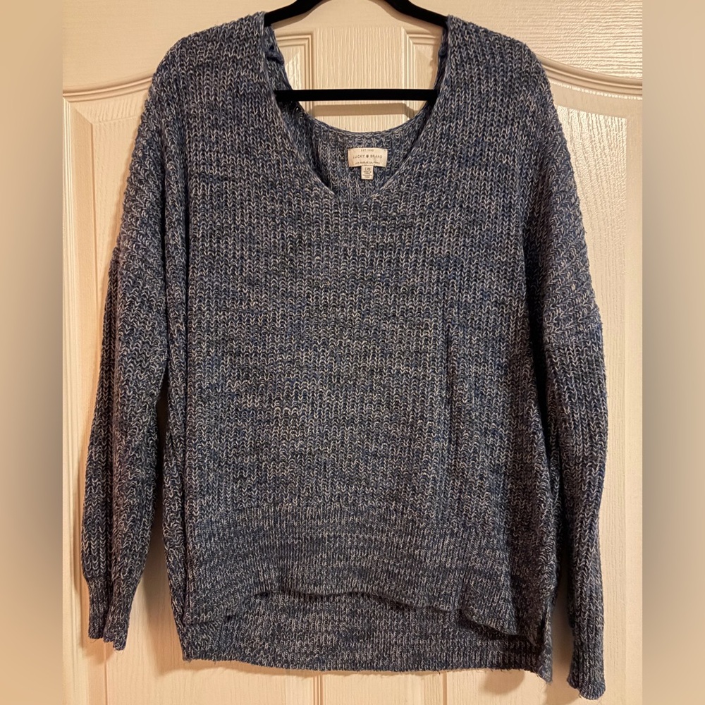 Lucky Brand Textured Knit Sweater